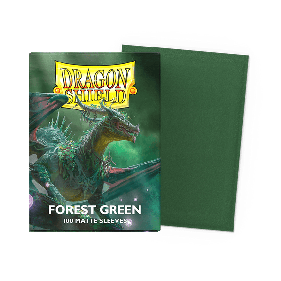 Dragon Shield: Forest Green - Matte Sleeves - Standard Size