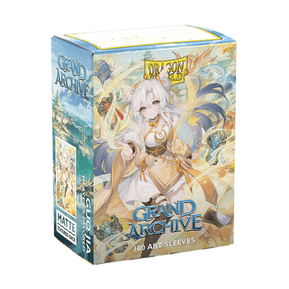 Dragon Shield Sleeves: Grand Archive - Guo Jia, Heaven’s Favored - Matte Art Sleeve - Standard Size (100)
