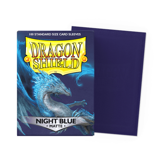Dragon Shield: Night Blue - Matte Sleeves - Standard Size