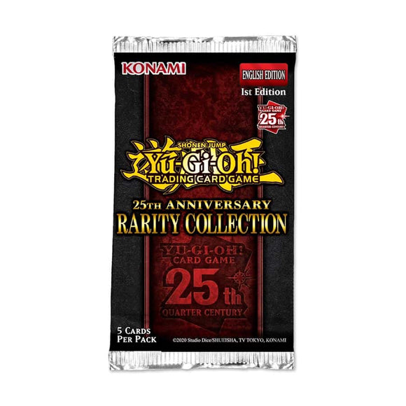 Yu-Gi-Oh TCG: 25th Anniversary Rarity Collection - Booster Pack (SINGLE Pack)