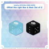 Hololive OCG: Dice Set- Light Blue & Black (2-piece set)