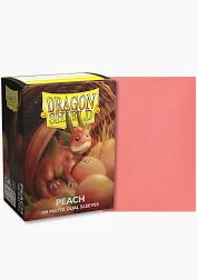 Dragon Shield Dual Sleeves: Matte Peach (Box Of 100)