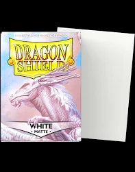 Dragon Shield Sleeves: Matte White (Box Of 100)
