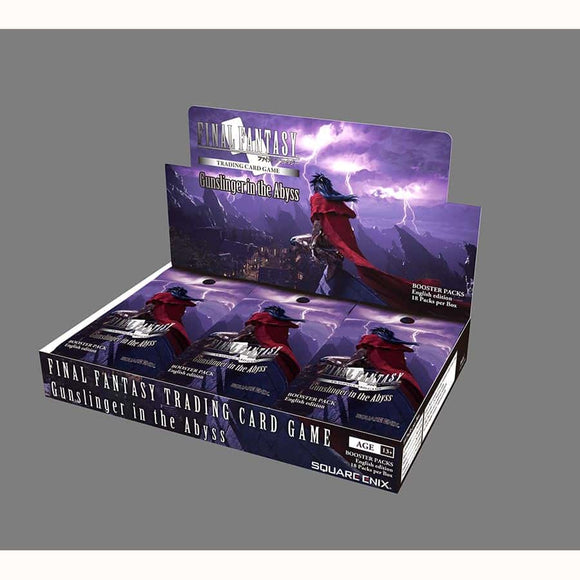 [PRE-ORDER] Final Fantasy TCG: Gunslinger in the Abyss Booster Box (18 Packs) - SET 26