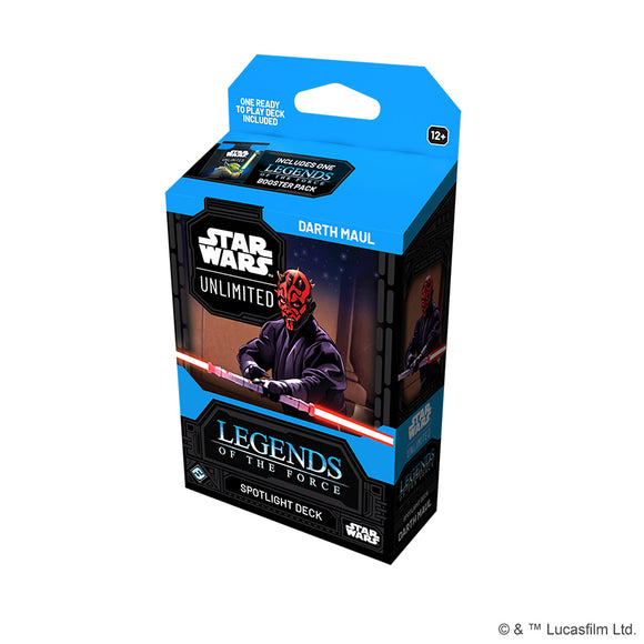 Star Wars: Unlimited TCG Legends of The Force Darth Maul Spotlight Deck