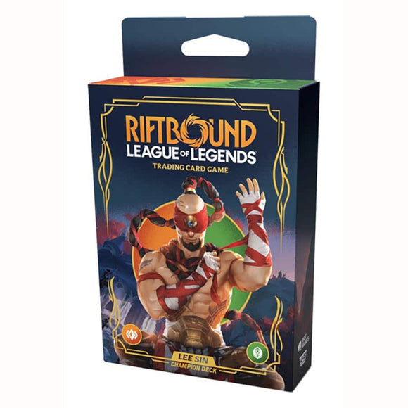 Riftbound: League of Legends Trading Card Game - Set One: Origins Champion Deck - Lee Sin