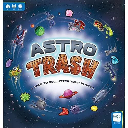 Astro Trash Party Game for 3-5 Players Ages 6 and Up