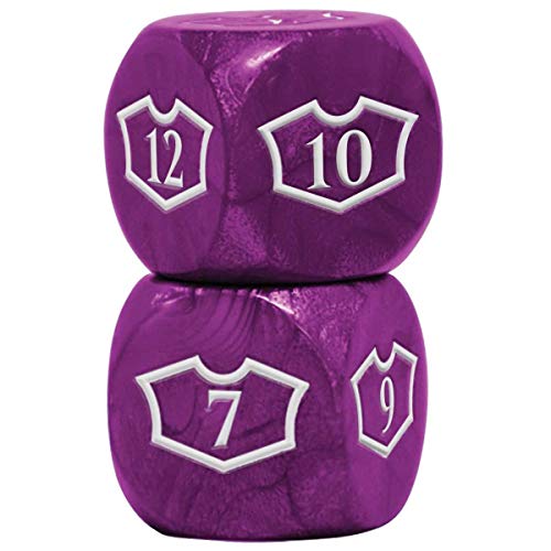 Ultra Pro ULP18606 Deluxe Swamp Magic the Gathering Loyalty Dice Set - Pack of 4