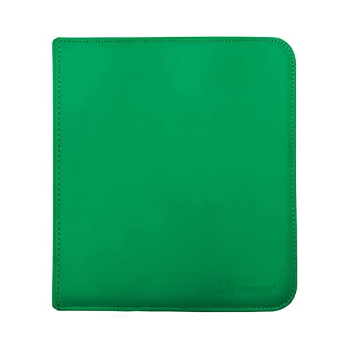 Ultra Pro ULP15741 12-Pocket PRO Zippered Vivid Binder, Green