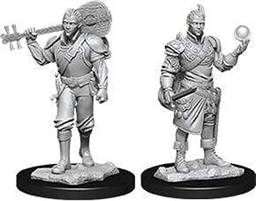 WizKids WZK90055 Dungeons & Dragons Nolzurs Marvelous Unpainted Miniatures - Male Half-Elf Bard Wave 12