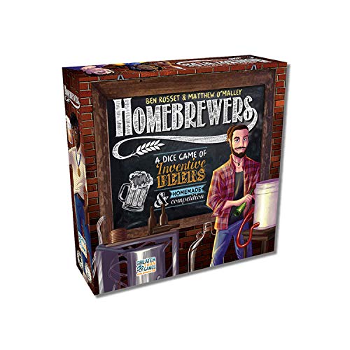 Greater Than Games Homebrewers - a Dice Game of inventive Beers & Homemade Competition