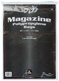 BCW Magazine Polyproylene Bags - 8 3/4" x 11 1/8" (100 Count)