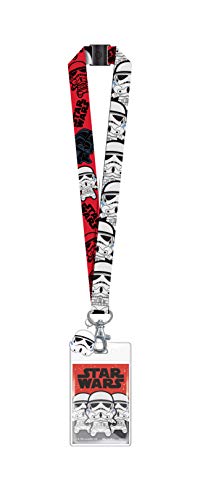 STAR WARS LANYARD: STORM TROOPER (W/SOFT TOUCH DANGLE)