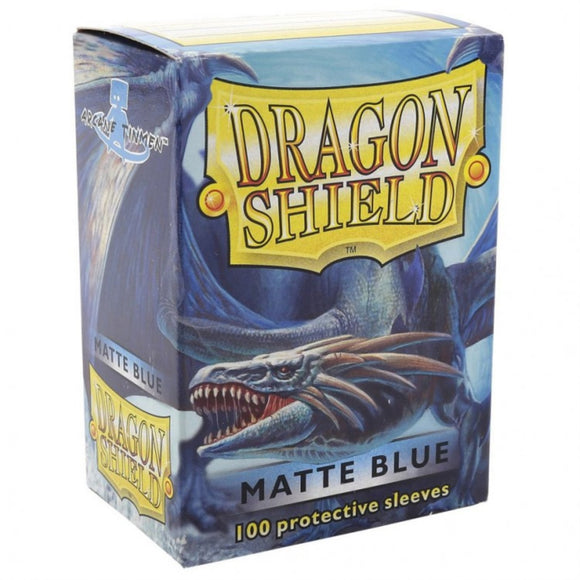 Dragon Shield Sleeves: Matte Blue (Box Of 100) (image)