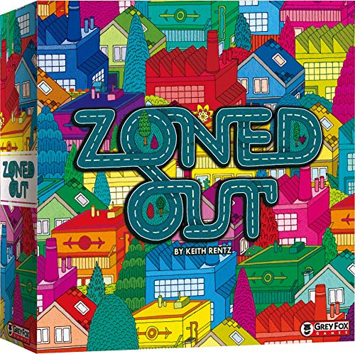 Zoned Out Family Friendly Fun Interactive Board Game Grey Fox Games GFG96732