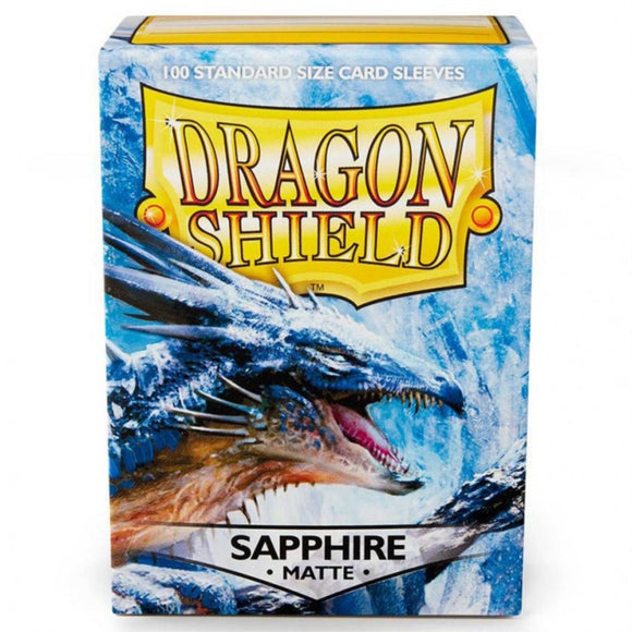 Dragon Shield Sleeves: Matte Sapphire (Box Of 100) (image)