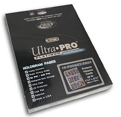 Ultra Pro 15-Pocket Pages - 215D (100ct)