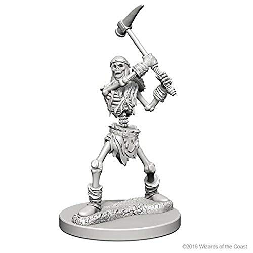 WizKids WZK72559 Dungeons & Dragons Nolzurs Marvelous Unpainted Skeletons W1 Miniature