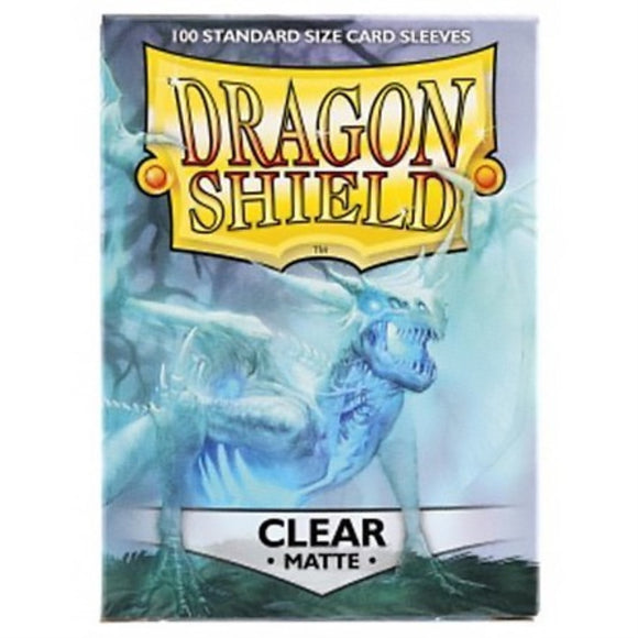 Dragon Shield Sleeves: Matte Clear (Box Of 100) (image)