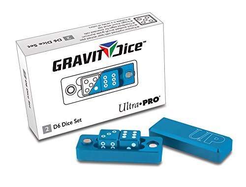 Ultra Pro Gravity Dice D6 - Cobalt (Set of 2)