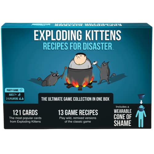 Recipes for Disaster Card Game by Exploding Kittens, for Kids and Adults, 2-5 Players, 15 Minutes to Play