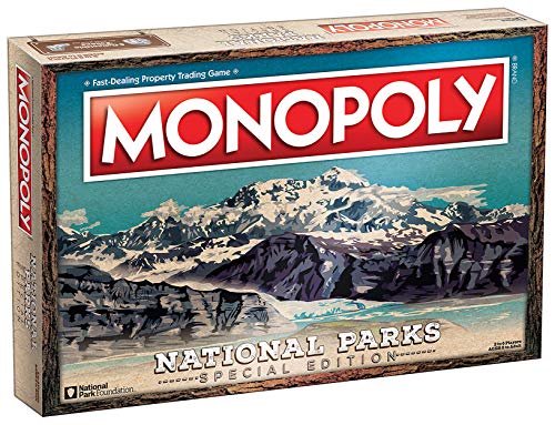 National Parks Monopoly Board Game 2020 Edition | For 2-6 Players