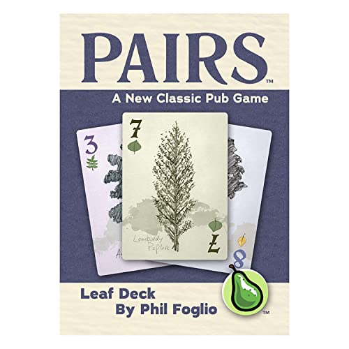 Pairs: Leaf Deck - Cheapass Games, Real Time Fighter Card Game, Character Deck, Greater Than Games, Ages 12+