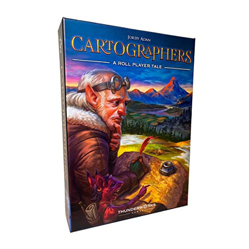 Thunderworks Games Cartographers: A Roll Player Tale (Boxed Board Game)