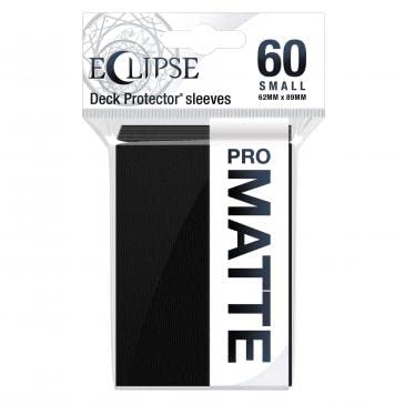 Ultra Pro ULP15637 Deck Protector Eclipse Matte Small Sleeves, Jet Black - 60 Per Pack