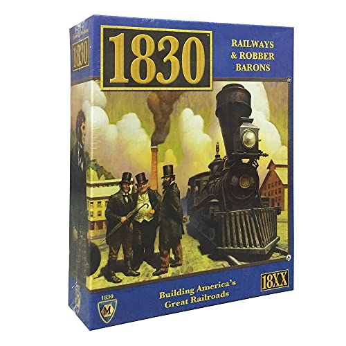 1830 - Railways & Robber Barons Revised Edition Strategy Board Game for ages 12 and up, from Asmodee