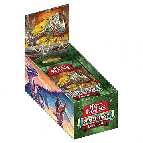 White Wizard Games WWG514D Hero Realms Journeys Conquest Display 12 Card Game