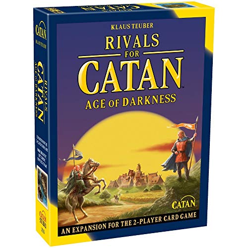 Rivals for Catan Age of Darkness Expansion for 2-Player Card Game | Card Game for Adults and Family | Strategy Card Game | Adventure Card Game | Ages 10+ | Made by Catan Studio