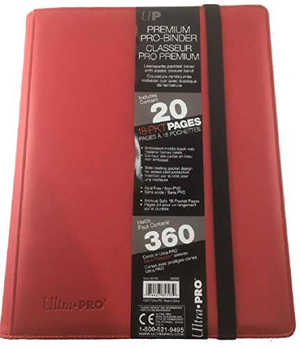 Ultra Pro Premium PRO-BINDER 9-Pocket Album, Red