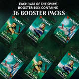 Magic the Gathering: War of the Spark Booster Box | 36 Packs (540 Magic Cards)