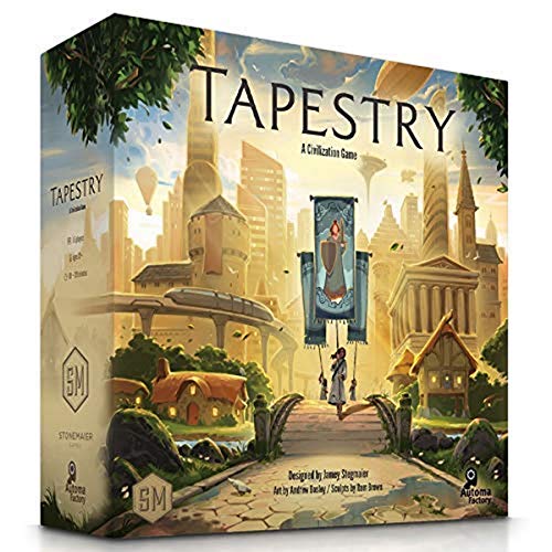 Stonemaier Games: Tapestry - Strategy Board Game, Ages 12+. 1-5 Players, 120 Min