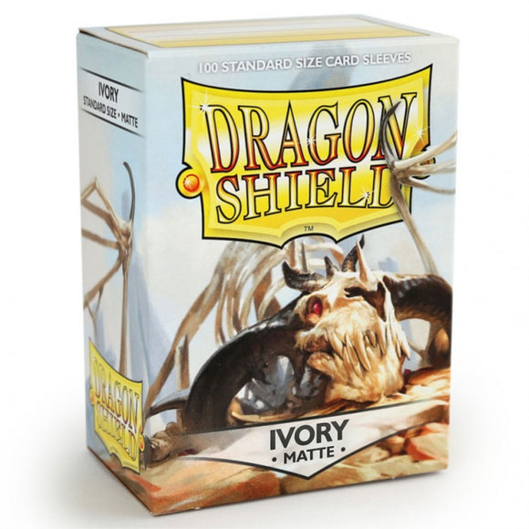Dragon Shield Sleeves: Matte Ivory (Box Of 100) (image)