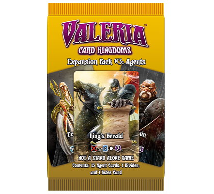 Valeria: Card Kingdoms Expansion Pack #03 - Agents