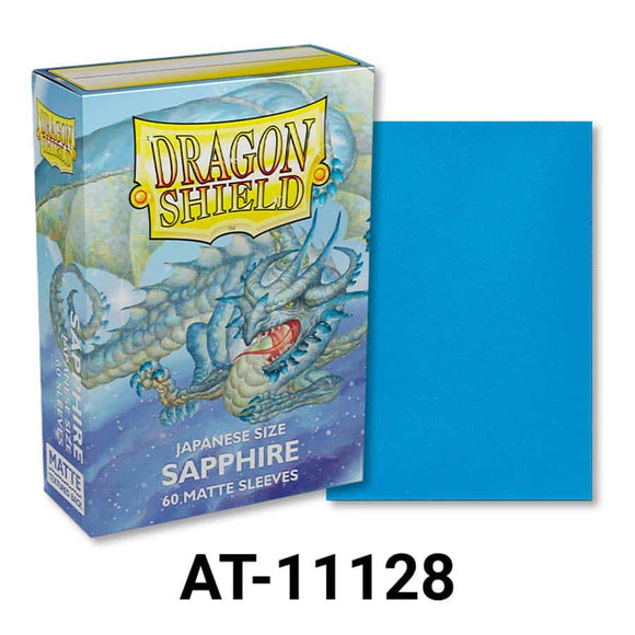 DRAGON SHIELD SLEEVES: Japanese Size Sapphire (Box of 60)