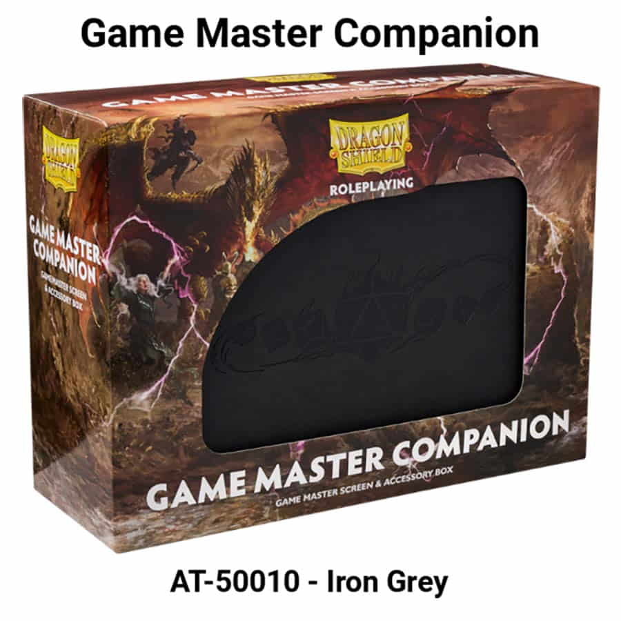 Arcane Tinmen ATM50010 Dragon Shield - RPG Game Master Companion - Iron Grey