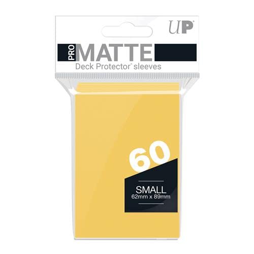 Ultra PRO PRO-Matte 60CT Small Size Deck Protector Sleeves - Yellow