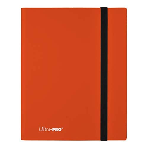 Pumpkin Orange Ultra Pro 9 Pocket Eclipse Pro Binder Soft Plastic Card Storage Binder Portfolio Album