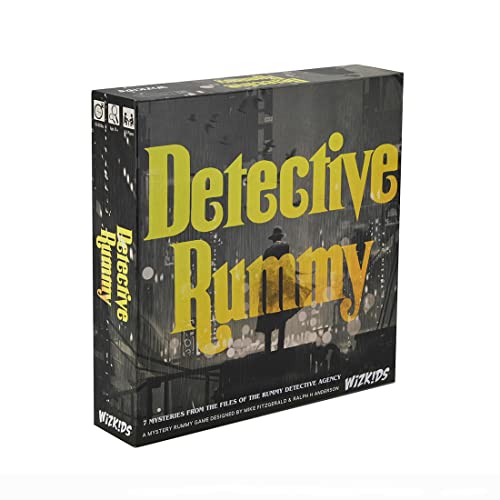Detective Rummy - WizKids Rummy Style Card Game for 2-4 players, Ages 14+, 45-60 Min