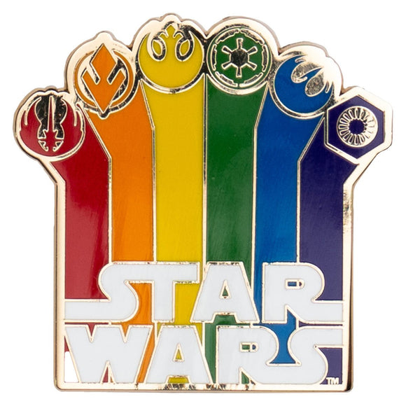 Star Wars Logo Rainbow Enamel Pin - Limited Edition