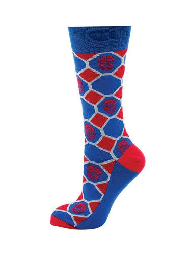 Spiderman Blue Checker Sock.jpeg