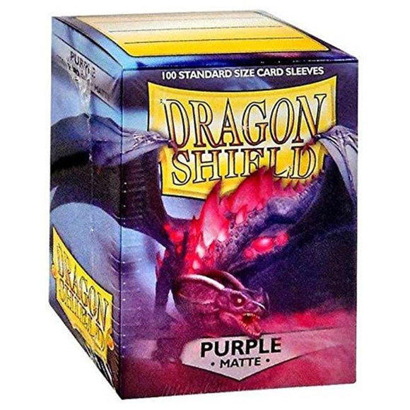 Dragon Shield Sleeves: Matte Purple (Box Of 100) (image)
