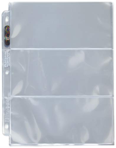 UltraPro UP203D UltraPro 3 Pocket- Proof sets 7 .50 x 3 .50 Pages- 100ct