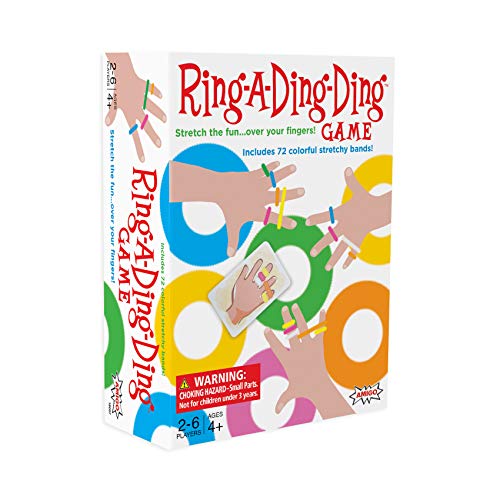 Ring-A-Ding-Ding Kids Card Game with 72 Hair Ties