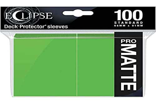 Ultra Pro Sleeves: Eclipse Matte - Lime Green (100)