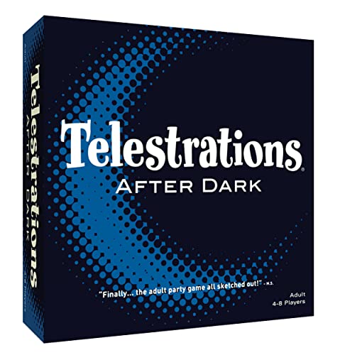 Telestrations After Dark Party Game by USAopoly for 4 - 8 Players, Ages 17 and up