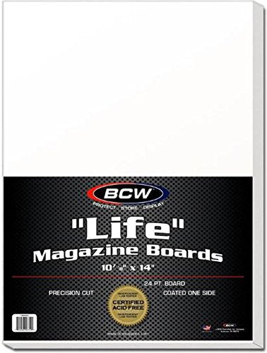 BCW LIFE Magazine Backing Boards -100ct